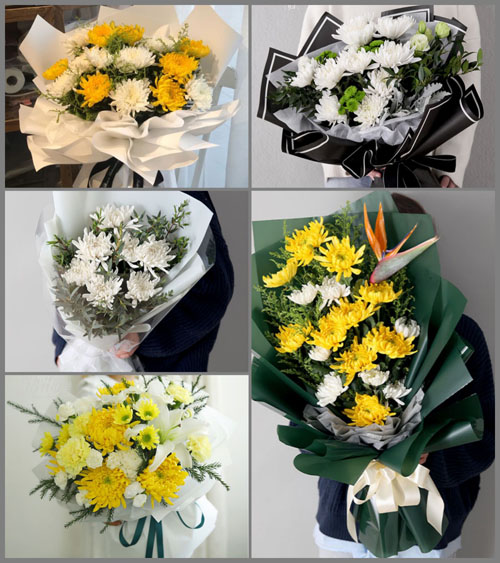 湖北咸宁市赤壁市中伙铺镇琅桥村白事花束代送
